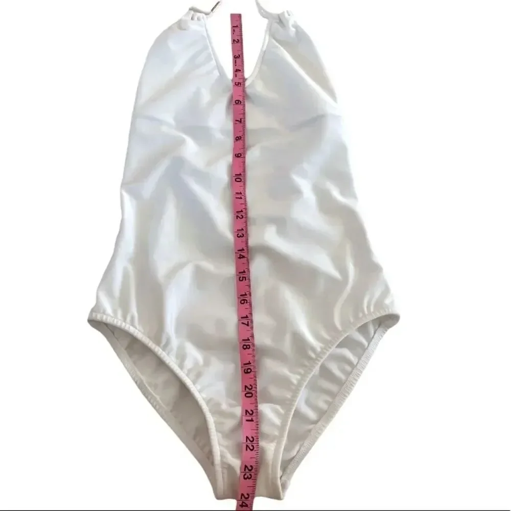 Venus Strappy Back White One Piece Swimsuit